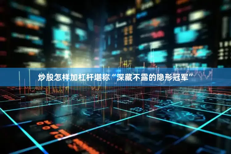 炒股怎样加杠杆堪称“深藏不露的隐形冠军”