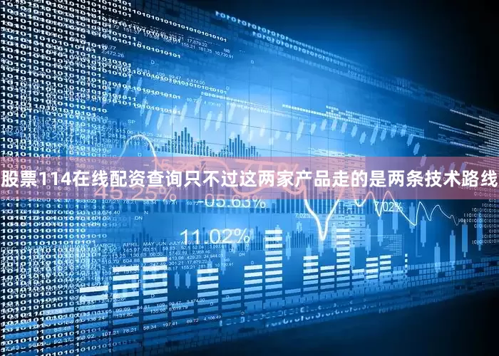 股票114在线配资查询只不过这两家产品走的是两条技术路线